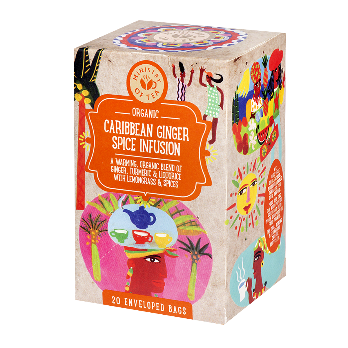 Ginger Spice Tea Organic Caribbean Ginger Spice Tea
