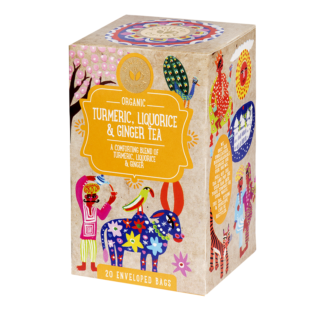 Turmeric Ginger Tea Tea with Organic Turmeric, Ginger & Liquorice