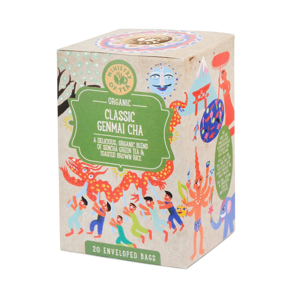 Genmai Tea | Organic Classic Japanese Green Tea